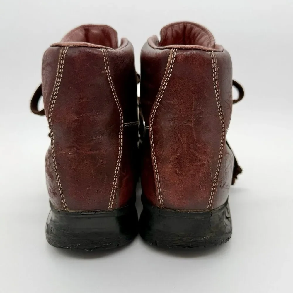 VASQUE Gore-Tex Hiking Boots 8.5M Sundowner Skywalk 7535 Leather Italy Vintage